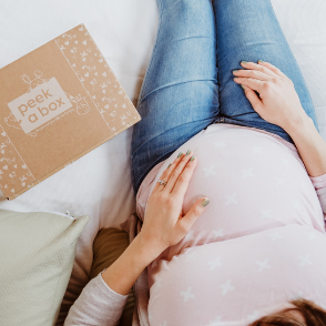 PeekaBox | Box and Pregnant Belly